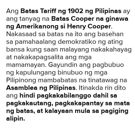 batas philippine tariff ng 1902|Batas Philippine Tariff NG 1902 .